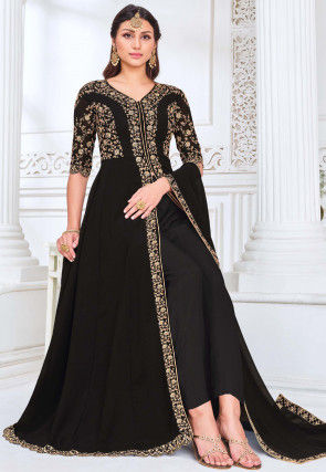 Indian Black Dresses: Buy Designer Black Dresses For Women & Men Online 