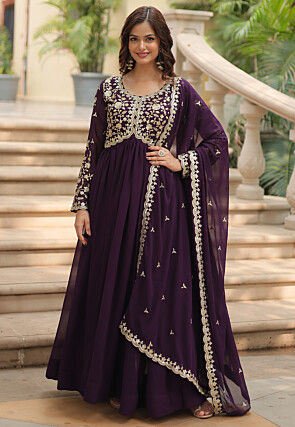 Page 6 Abaya Style Zari Salwar Kameez Buy Designer Indian Suits for Women Online Utsav Fashion