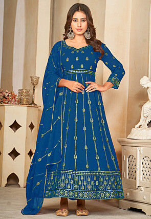 Anarkali frock online shopping hot sale