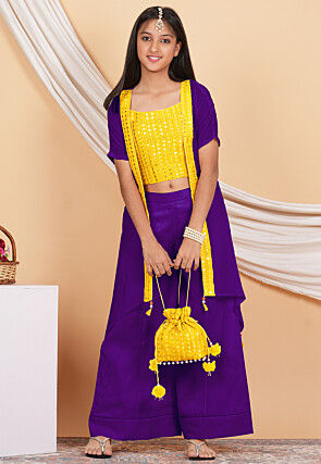 Purple Girl Indian Kids Wear Buy Ethnic Dresses and Clothing for Boys Girls