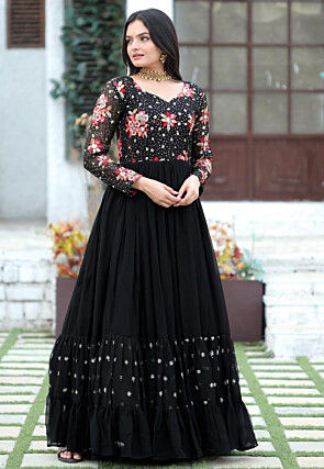 Buy 54/3XL Size Party Wear Georgette Indian Gowns Online for Women in USA-hkpdtq2012.edu.vn