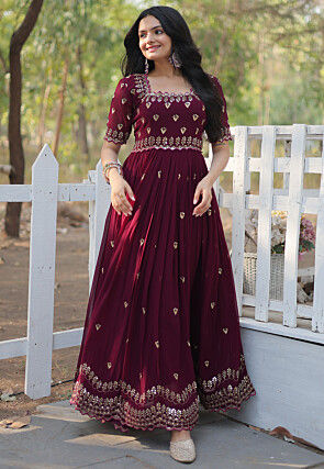 Western gown online shopping on sale