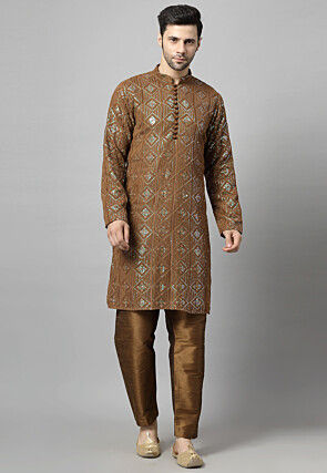 Chocolate colour kurta pajama online