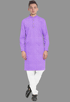Purple color dress for boy discount