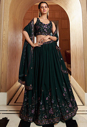 Party Wear Lehenga Cholis: Buy Latest Indian Designer Party Wear Ghagra  Cholis Online - Utsav Fashion