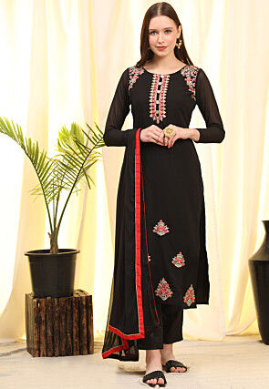 Black Pakistani Suits & Salwar Kameez: Buy Online | Utsav Fashion