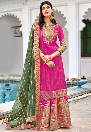 Pink Sharara Suit | Imrozia Serena Mehram Brides 23 | SB-11 - JUSTAJOO –  Empress Clothing