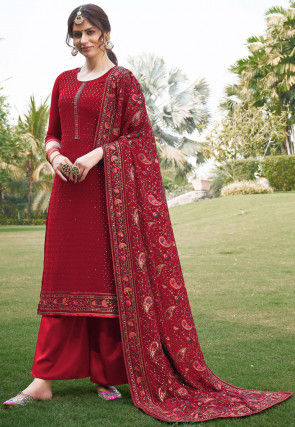 Red Pakistani Suits Salwar Kameez Buy Online Utsav Fashion