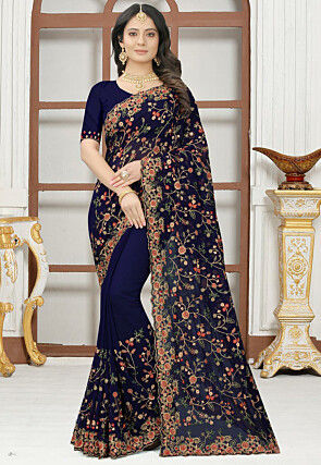 Wedding Sarees with Sequins Work Buy Latest Designs Online Utsav Fashion