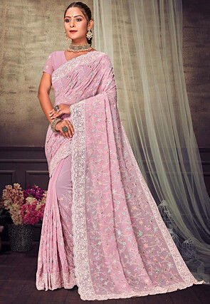 Georgette saree online shopping clearance