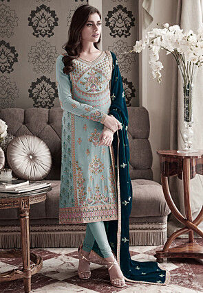 Straight Cut Salwar Suit - Buy Latest Designer Straight Cut Salwar ...