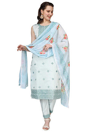 Blue Salwar Suit: Buy Blue Salwar Kameez for Women Online