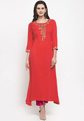 Page 45 | Buy Red Indo-Western Dresses, Outfits for Women Online in India |  Utsav Fashion