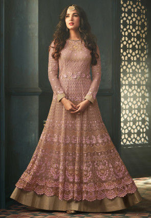 Heavily Embellished Golden Indian Wedding Dress for Bridal Wear – Nameera  by Farooq