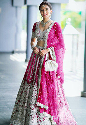Buy Hot Pink Designer Wedding Wear Lehenga Choli | Wedding Lehenga Choli