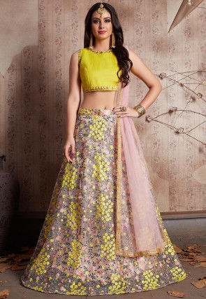 high waist ghagra choli