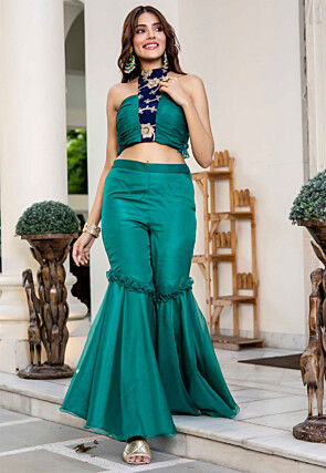 Crop top indo western dress shop