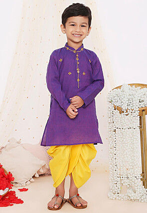 Purple Boy Indian Kids Wear Buy Ethnic Dresses and Clothing for Boys Girls
