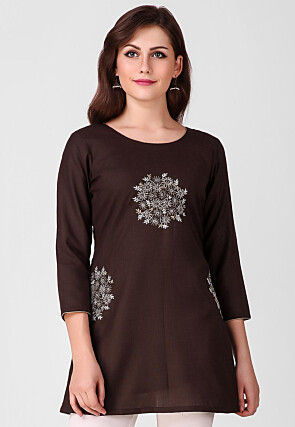 Silk short kurtis best sale