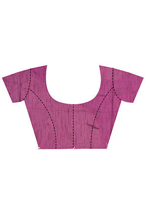 Embroidered Pure Organza Scalloped Saree in Off White