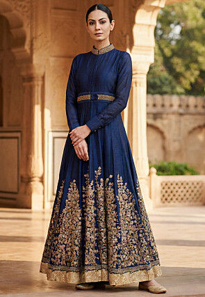 raw silk dresses india Buy Raw Silk Indo-Western Dresses for Women Online in India