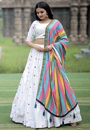Buy White Sabyasachi Designer Lehenga Choli With High Quality Online in  India - Etsy