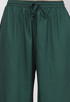 Embroidered Rayon Pakistani Suit in Mustard