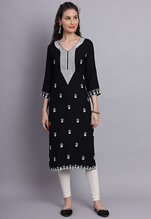 Black and white kurtis online shop