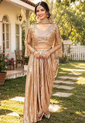 indo western party dresses for ladies Pink Silver Layered Dress piece layered ankle Indo Western for Women- Shop