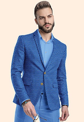Blue Mens Blazer - Buy Mens Blazers Online in India, Blue Blazer For Mens,  Shop Latest Blue Blazers Online