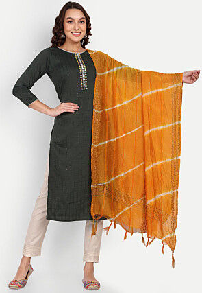Embroidered Viscose Pakistani Suit in Dark Green