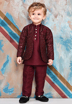 Red Wedding Indian Kids Wear Buy Ethnic Dresses and Clothing for Boys Girls
