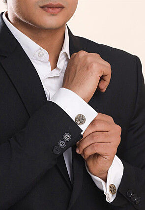 Eternal Garden Metallic Cufflink Pair