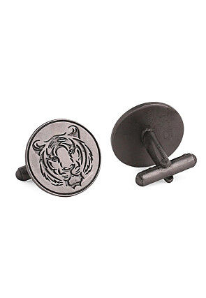 Fiery Tiger Metallic Cufflink Pair