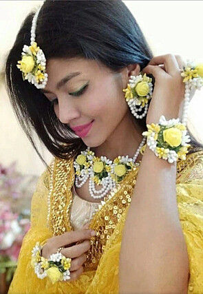 Floral Bridal Necklace Set