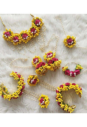 Floral Choker Necklace Set