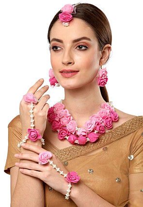 Floral Choker Necklace Set