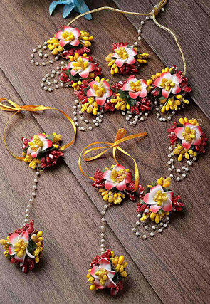 Floral Choker Necklace Set