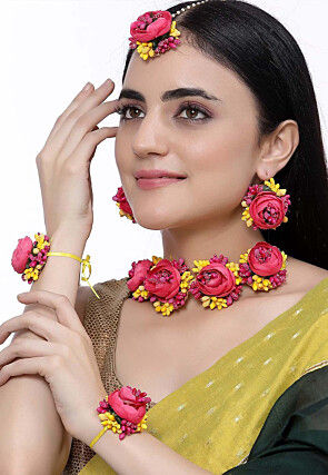 Floral Choker Necklace Set