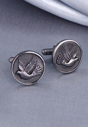 Flying Bird Metallic Cufflink Pair