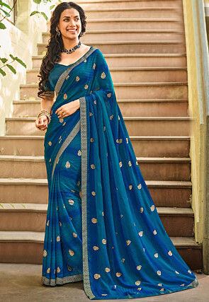 Saree Make Up | Royal Blue | Saree | Jewellery | Indian Wedding | Tutorial  - YouTube