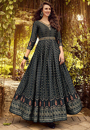Indian Evening Gowns  Evening Gowns  Party Wear Gowns  DNF