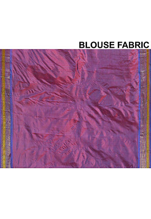 Gadwal Handloom Saree in Red