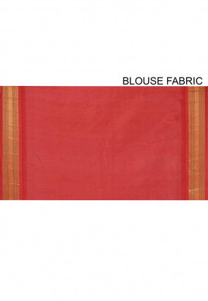 Gadwal Pure Silk Handloom Saree in Dark Blue