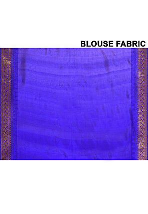 Gadwal Pure Silk Handloom Saree in Magenta