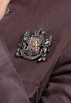 Georgia Metallic Brooch