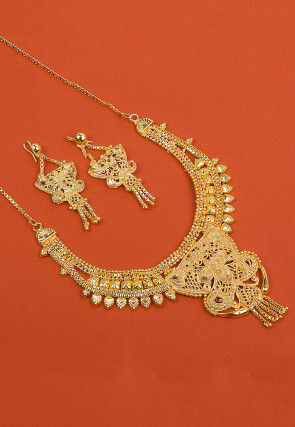 Gold Plated Necklace Set