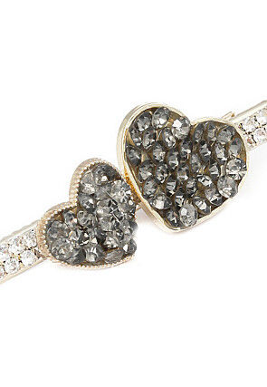 Gold Plated Stone Studded Hair Clip
