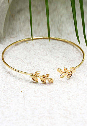 Golden Polished Adjustable Bracelet