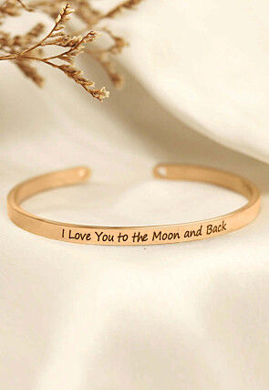 Golden Polished Adjustable Bracelet